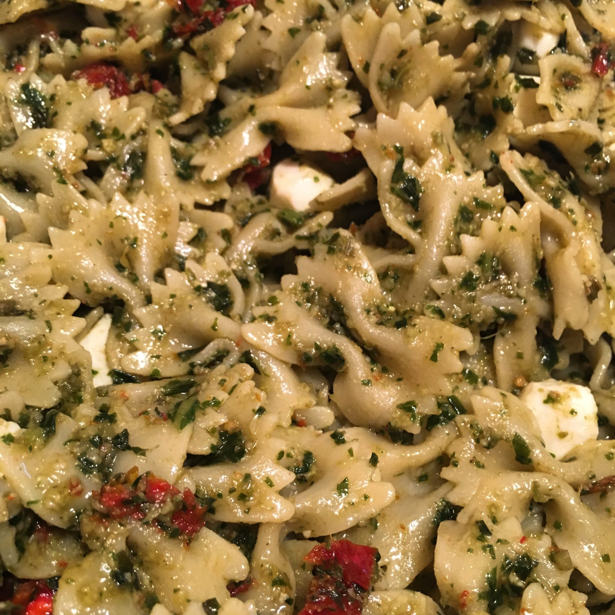 Farfalle with Pesto - Cooking by Jessica